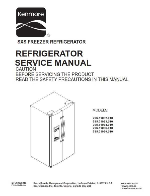 kenmore refrigerator parts diagram