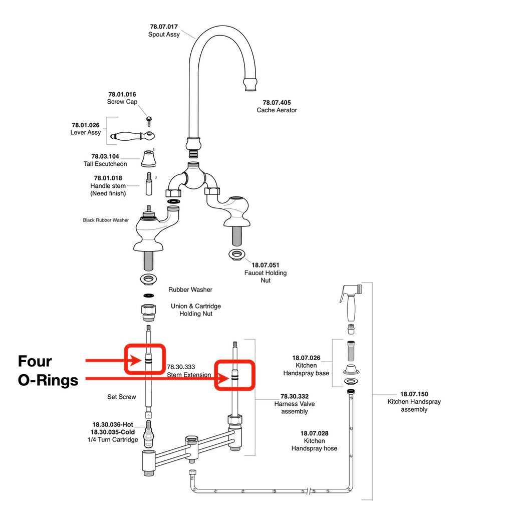 kitchen sink diagram parts