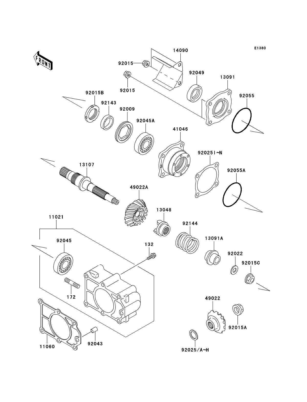 kawasaki mule 2510 parts diagram