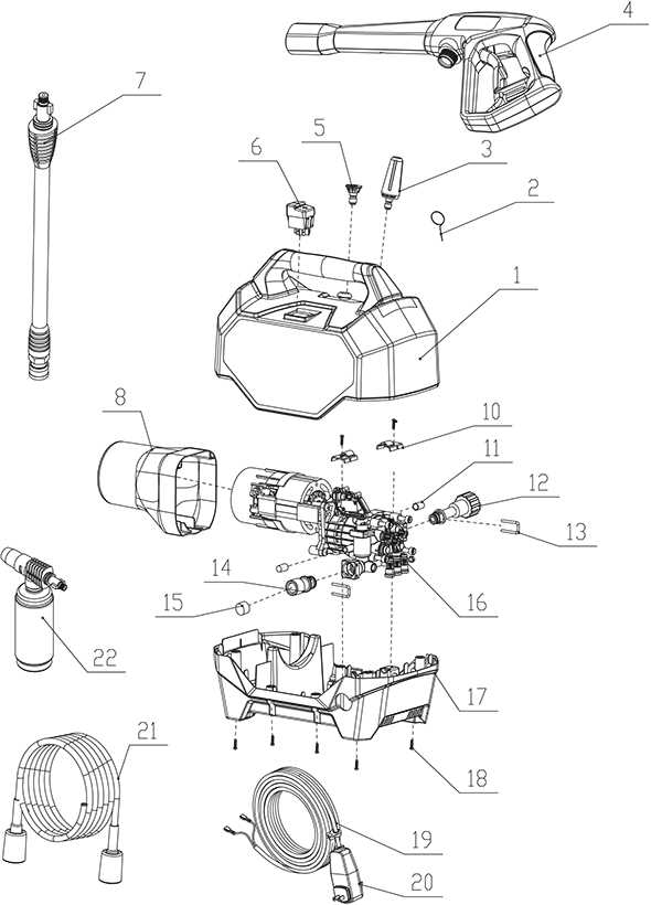 greenworks pressure washer parts diagram greenworks pressure washer parts diagram