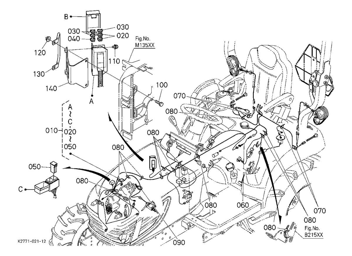kubota bx2370 parts diagram