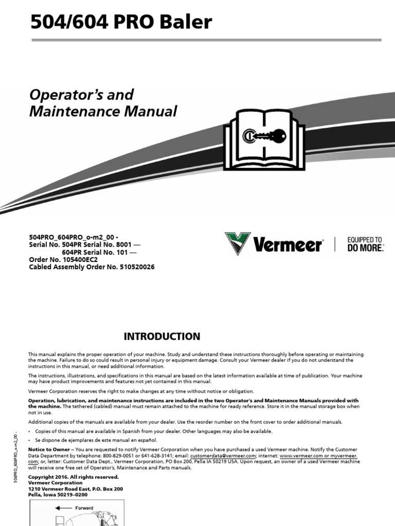 vermeer baler parts diagram
