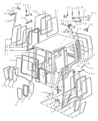 ford 555b backhoe parts diagram