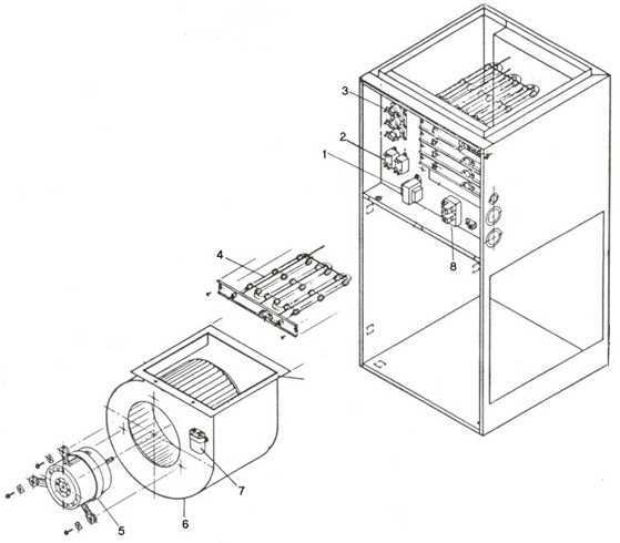 diagram of a furnace parts