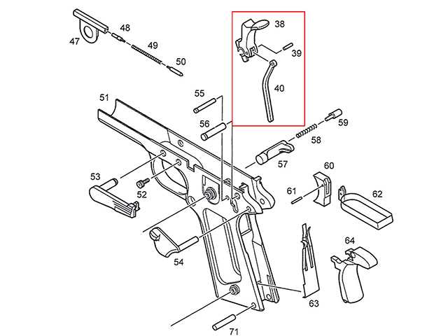 m1911 parts diagram