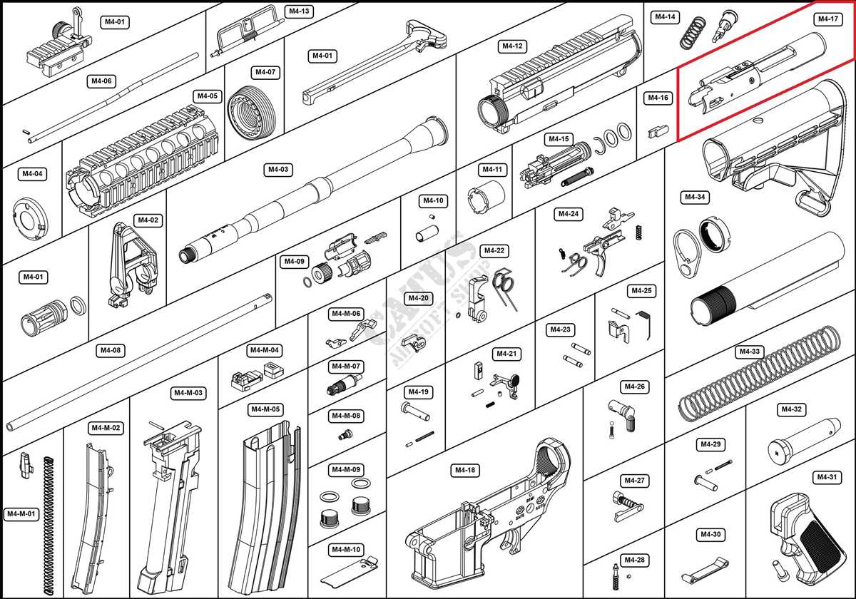 m4 diagram parts
