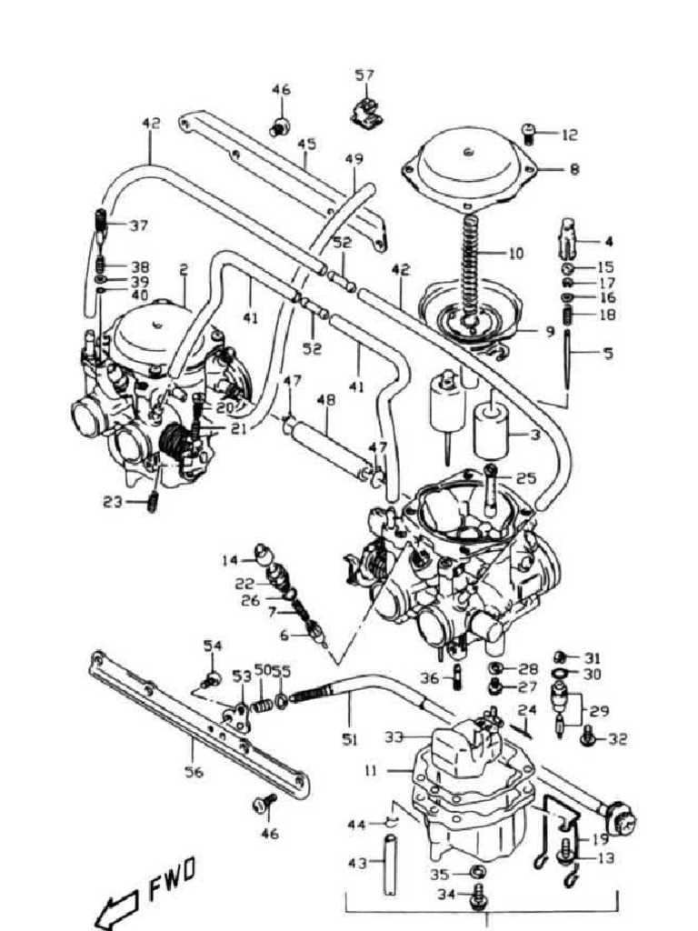 mikuni carburetor parts diagram