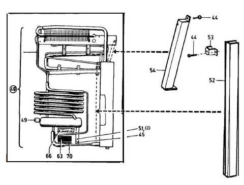 sub zero 650 parts diagram