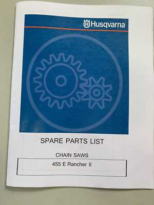 husqvarna 455 rancher chainsaw parts diagram