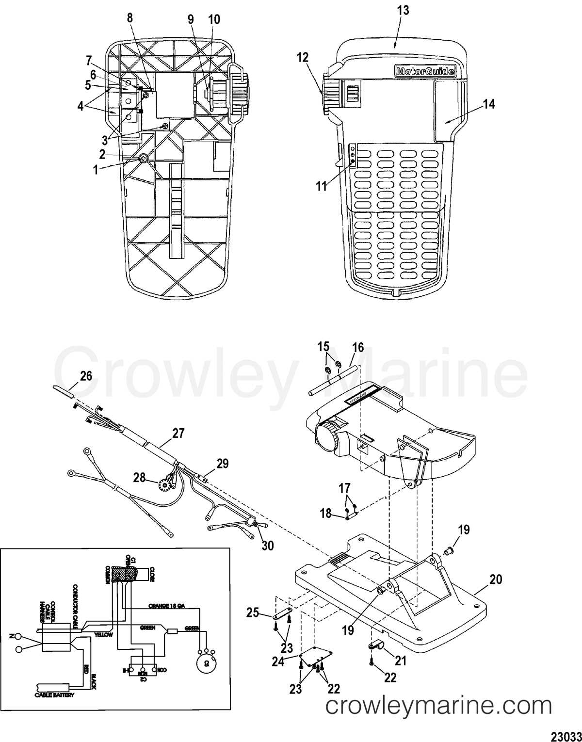 motorguide x3 parts diagram