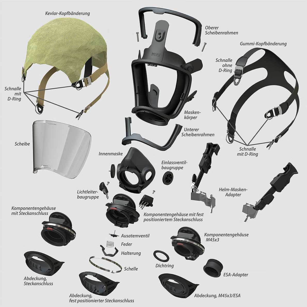 msa g1 scba parts diagram