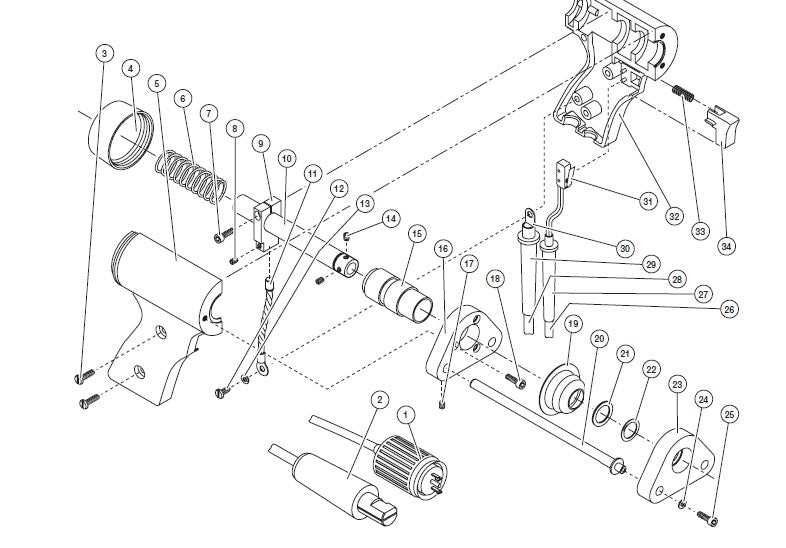 nail gun parts diagram