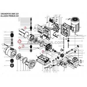 grundfos pump parts diagram