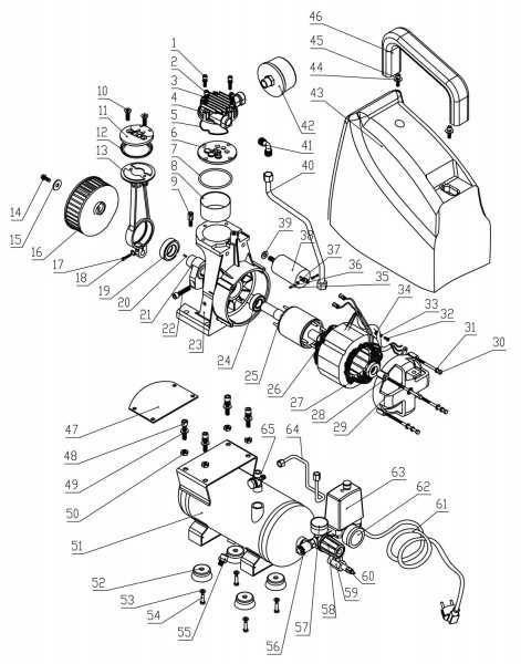 ridgid air compressor parts diagram
