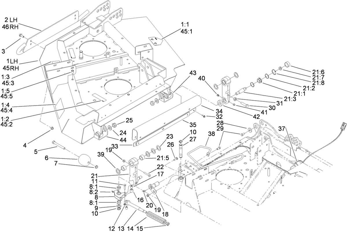 grasshopper mower deck parts diagram