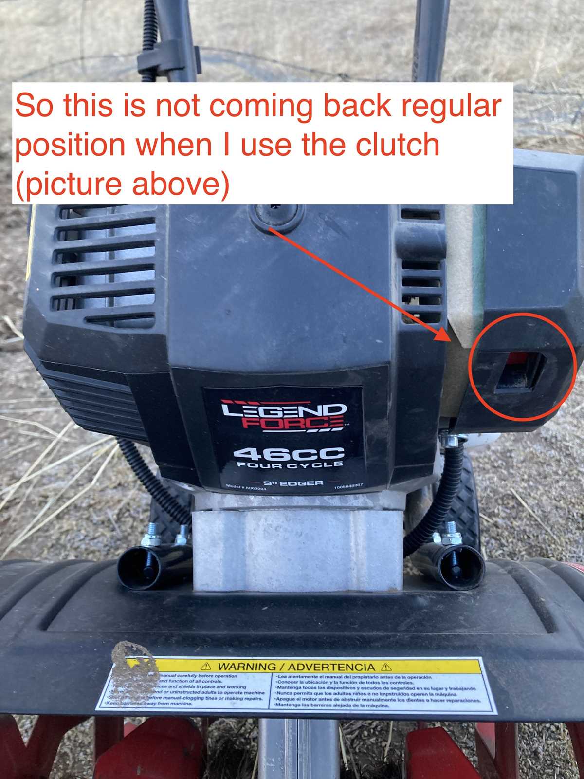legend force tiller parts diagram