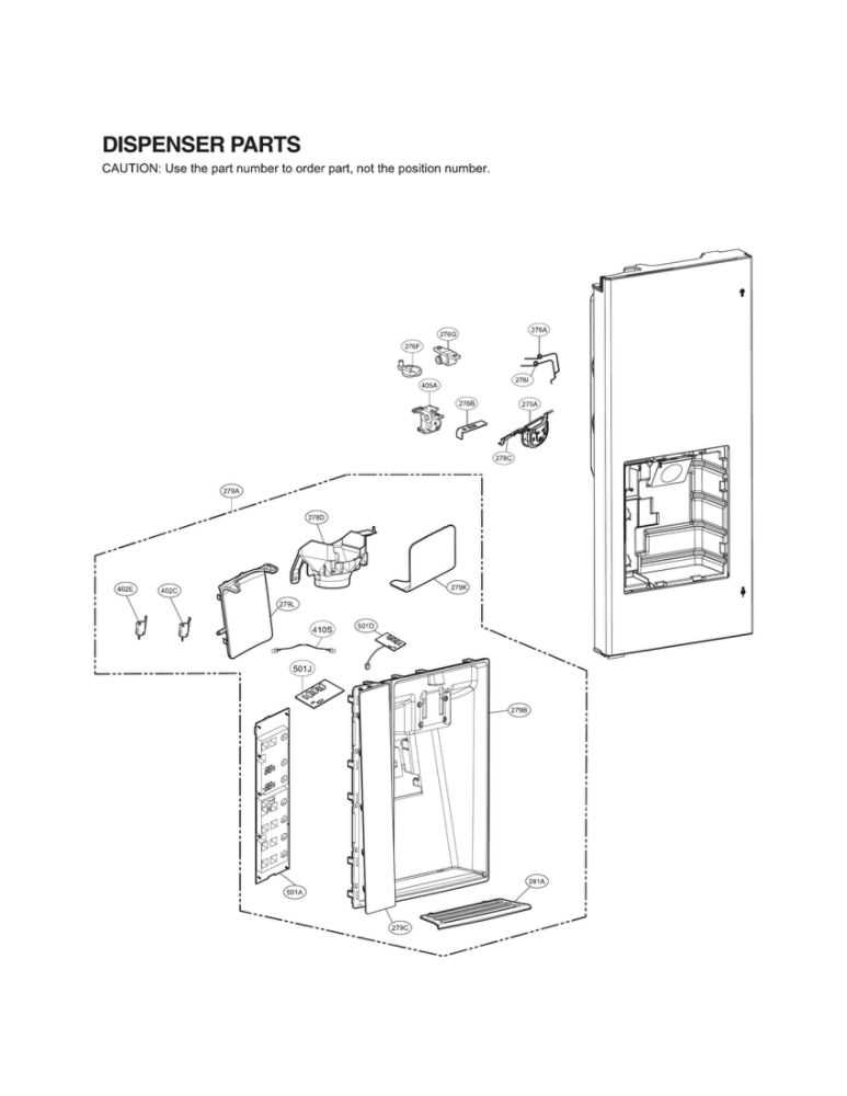 lg craft ice maker parts diagram