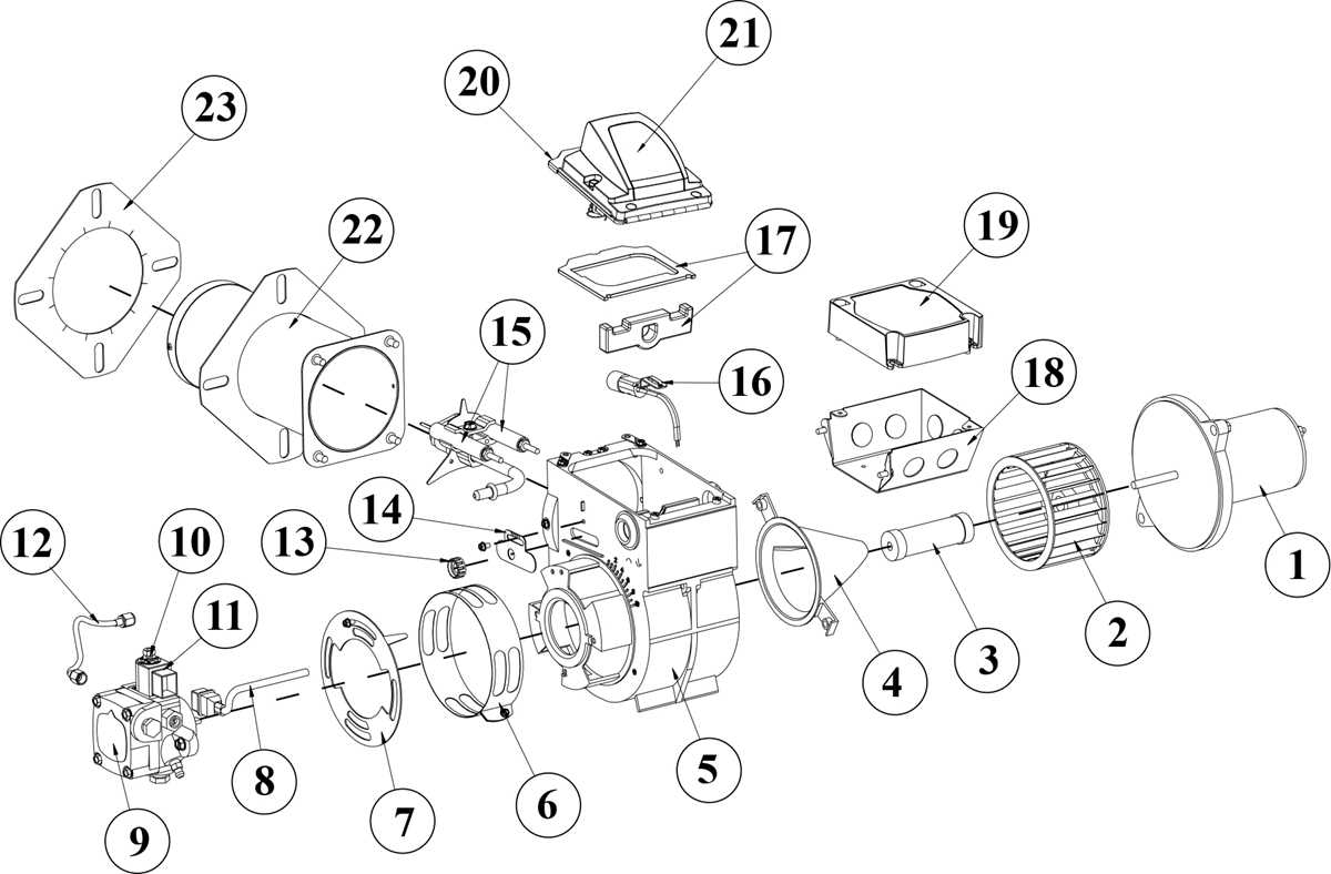 oil furnace parts diagram