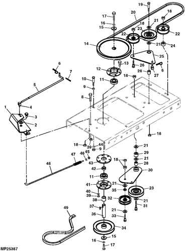 john deere 42 snow thrower parts diagram