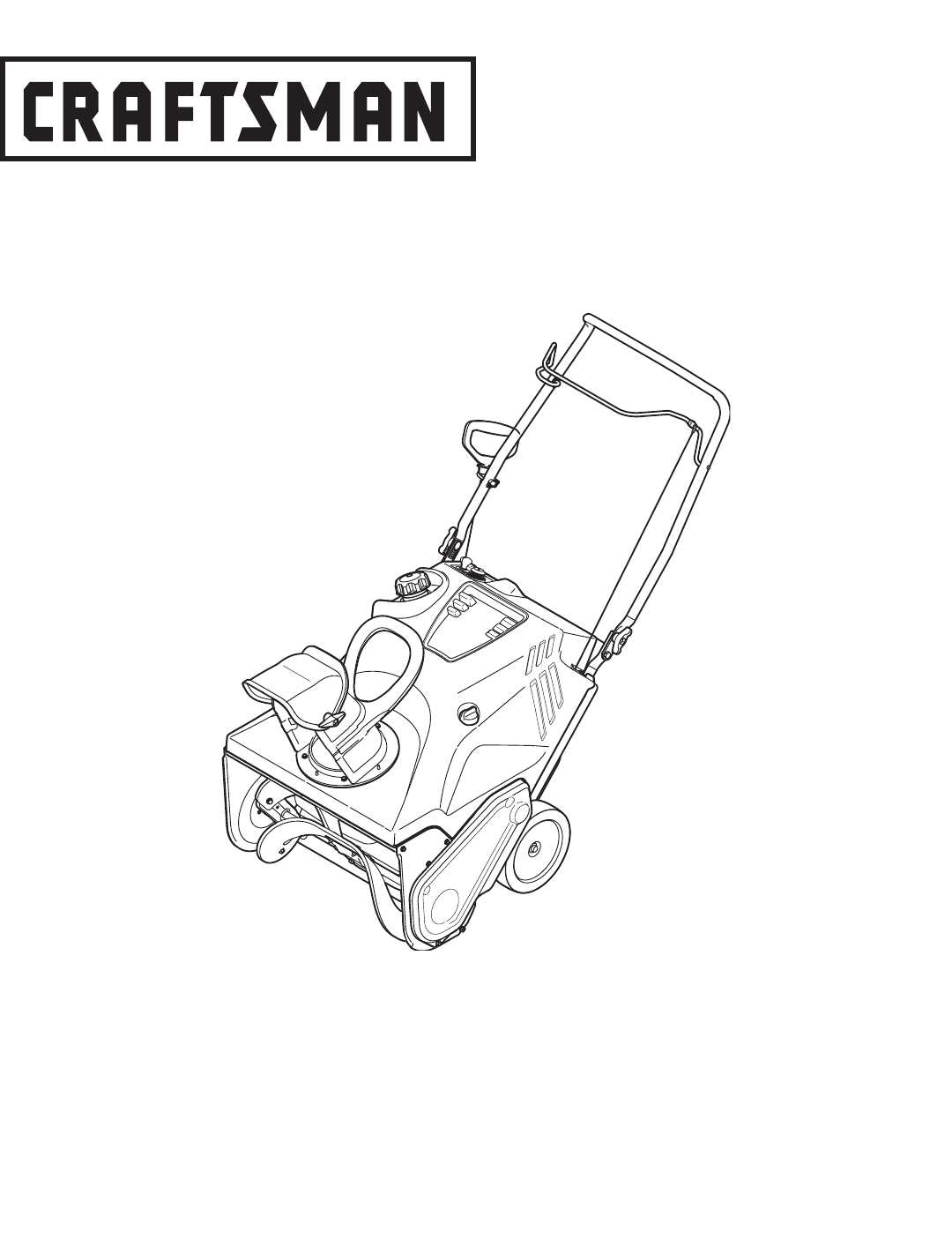 parts diagram for craftsman snowblower