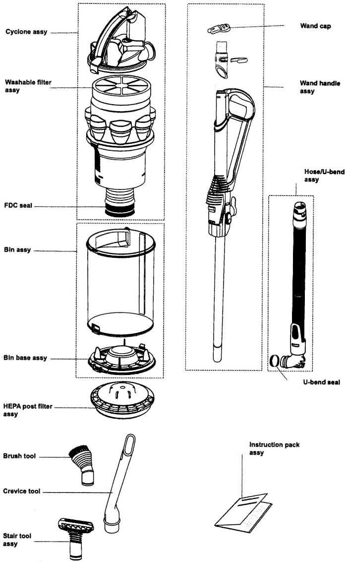 parts diagram hoover windtunnel