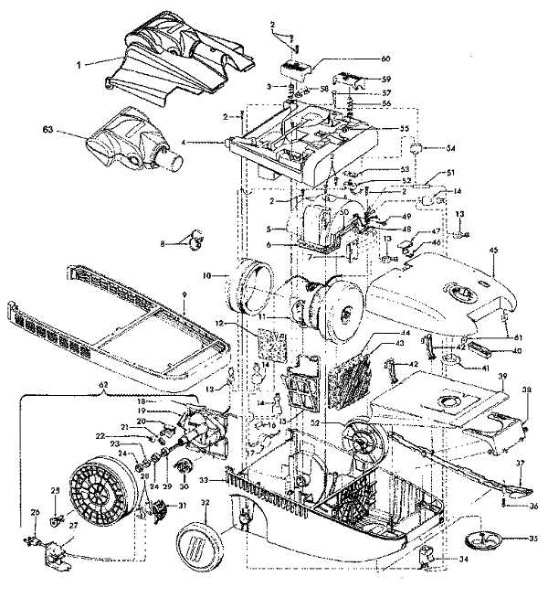 parts diagram hoover windtunnel