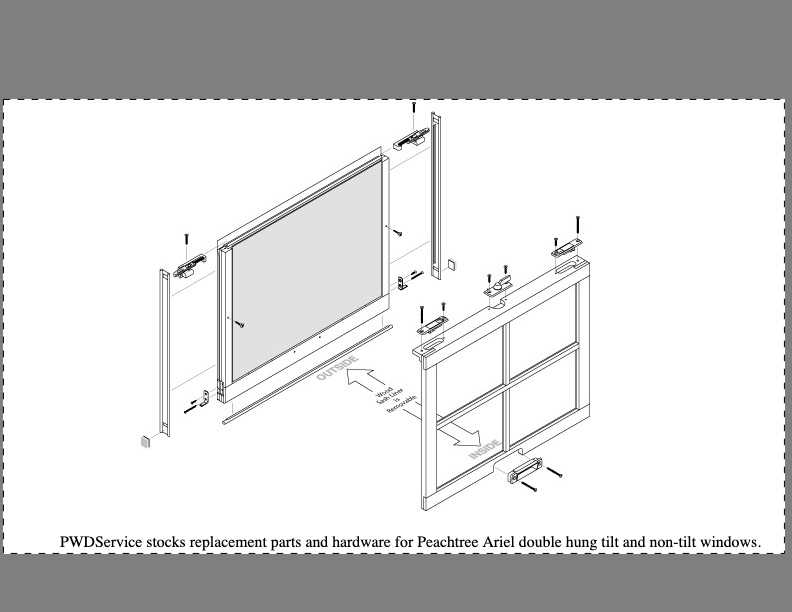 parts of a double hung window diagram parts of a double hung window diagram