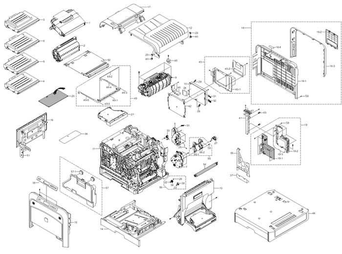 parts of a printer diagram