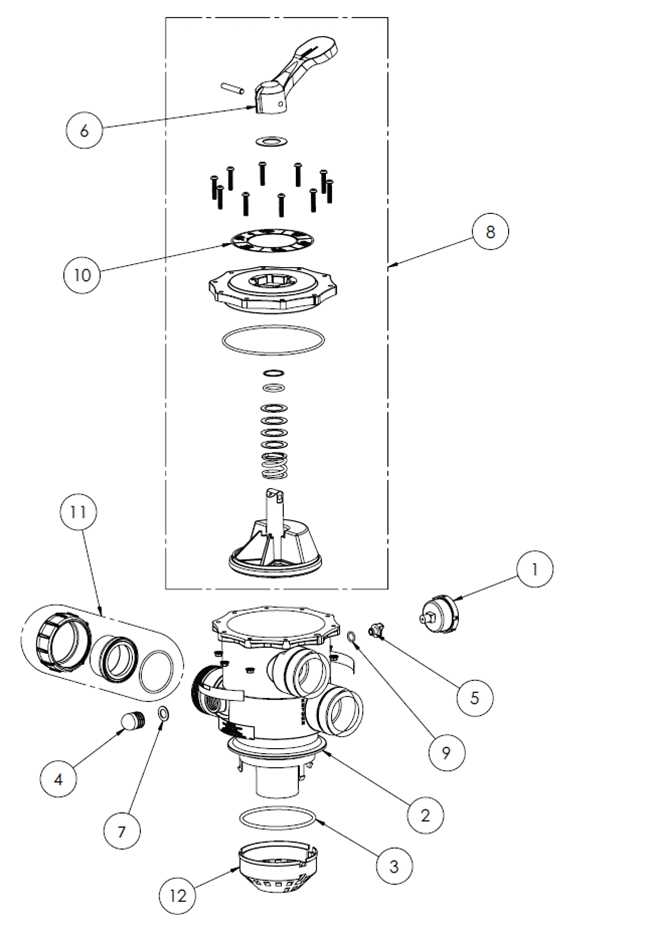 pentair sand filter parts diagram