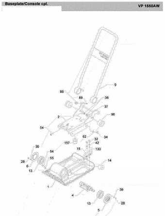plate compactor parts diagram