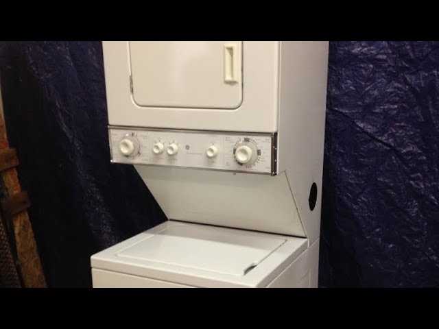 ge stackable washer dryer parts diagram