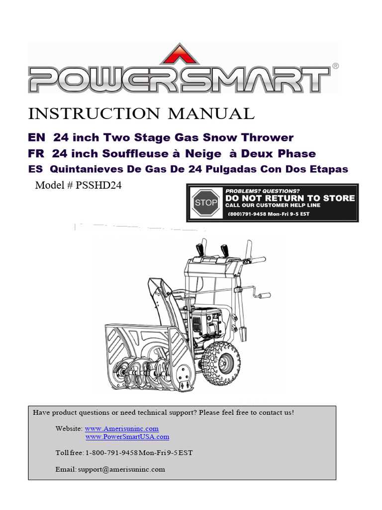 powersmart snow blower parts diagram