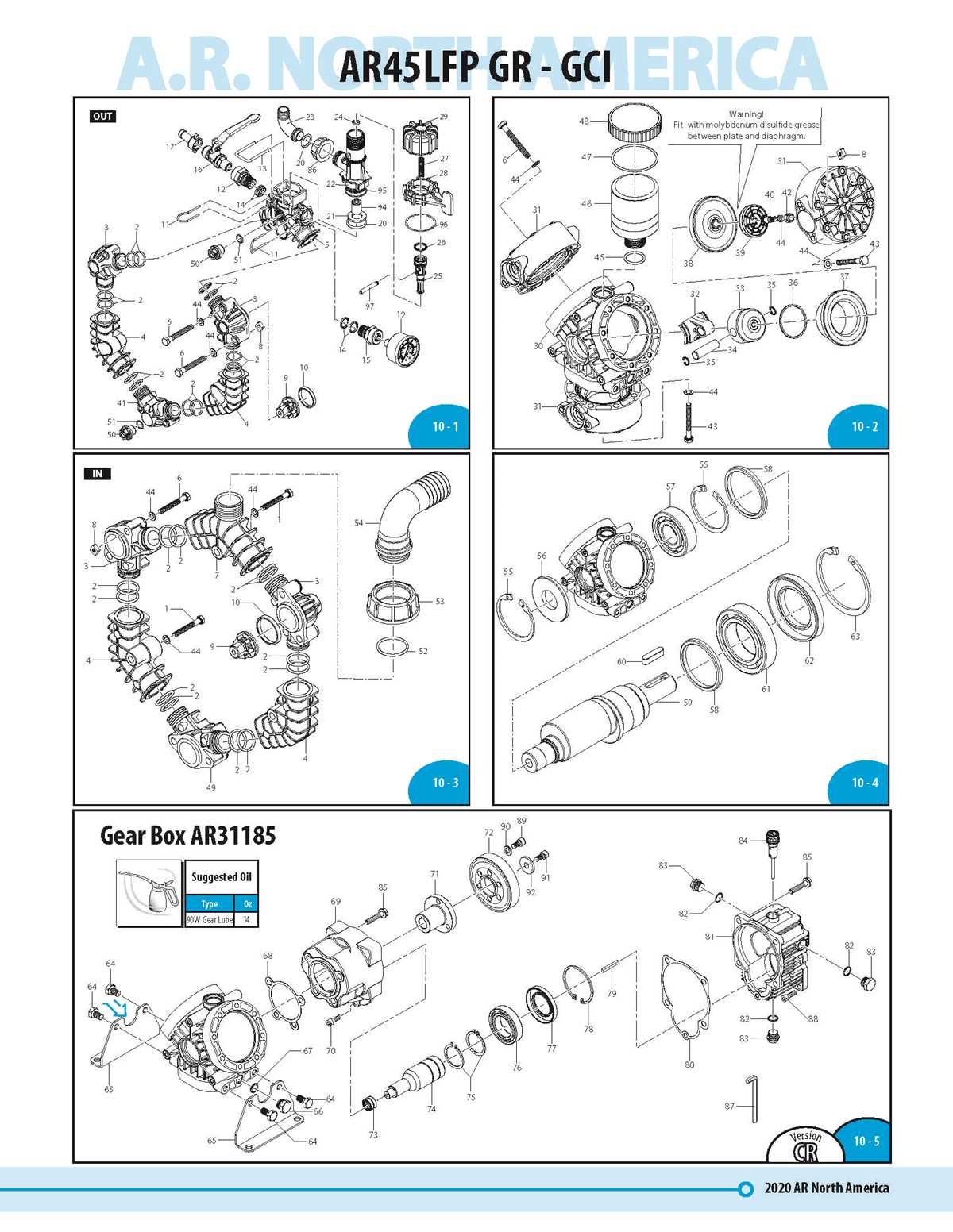 pressure washer pump parts diagram