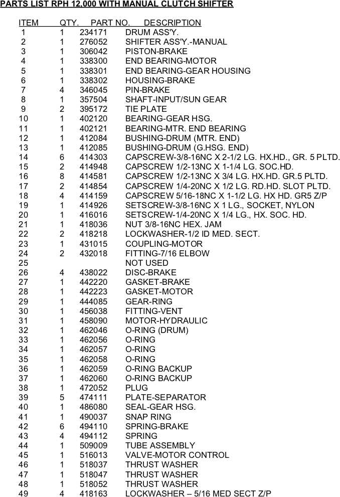 ramsey winch parts diagram ramsey winch parts diagram