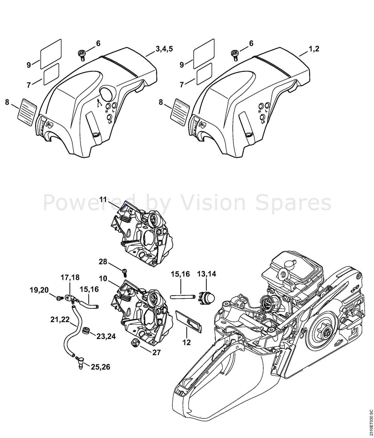 stihl 021 parts diagram