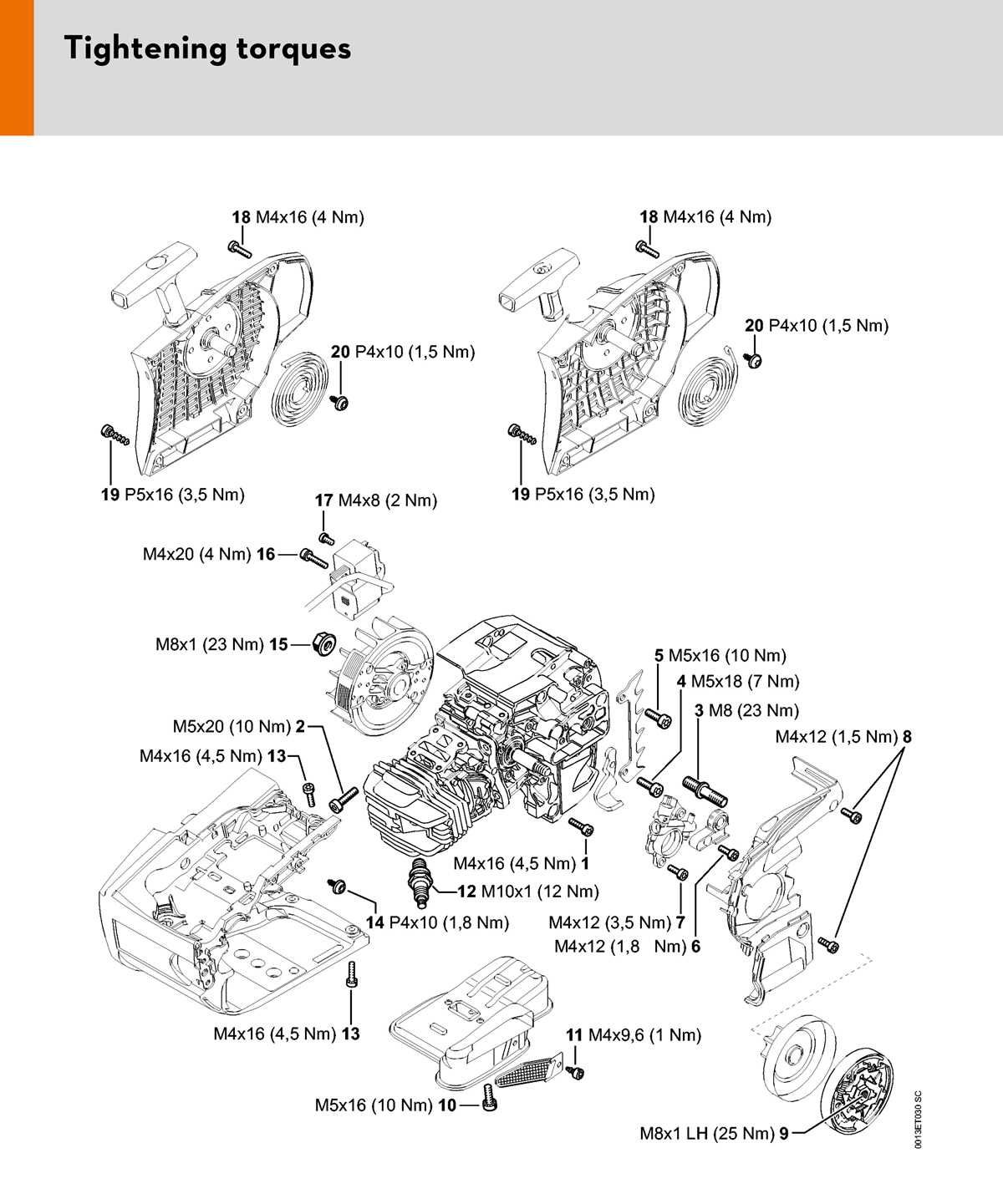 stihl ms200t parts diagram