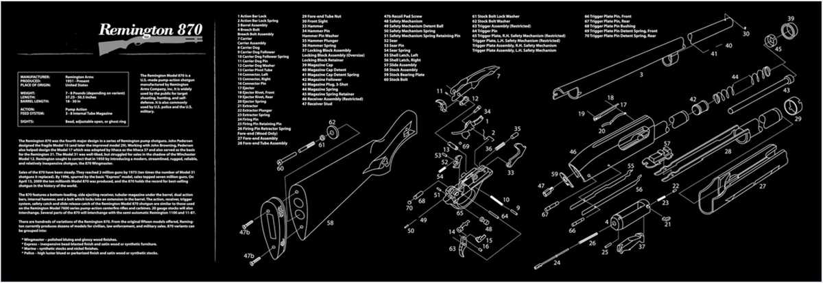 remington model 12a parts diagram