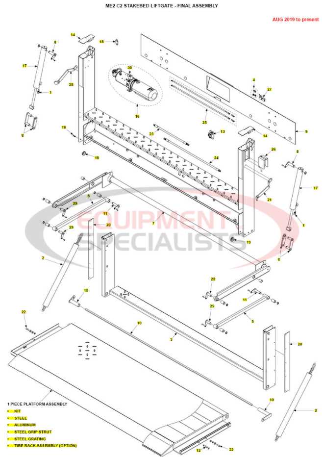 maxon liftgate parts diagram maxon liftgate parts diagram