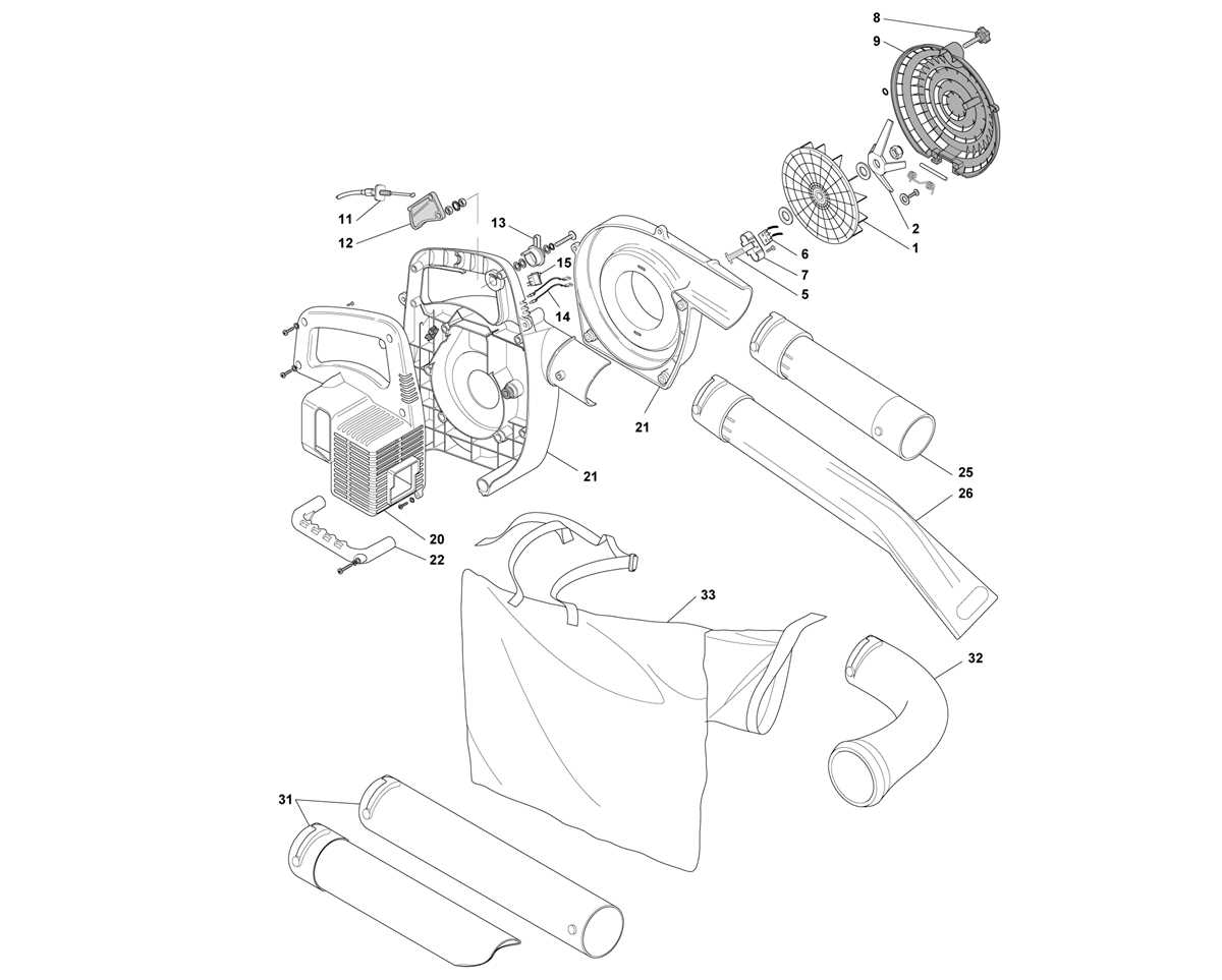 ryobi leaf blower parts diagram