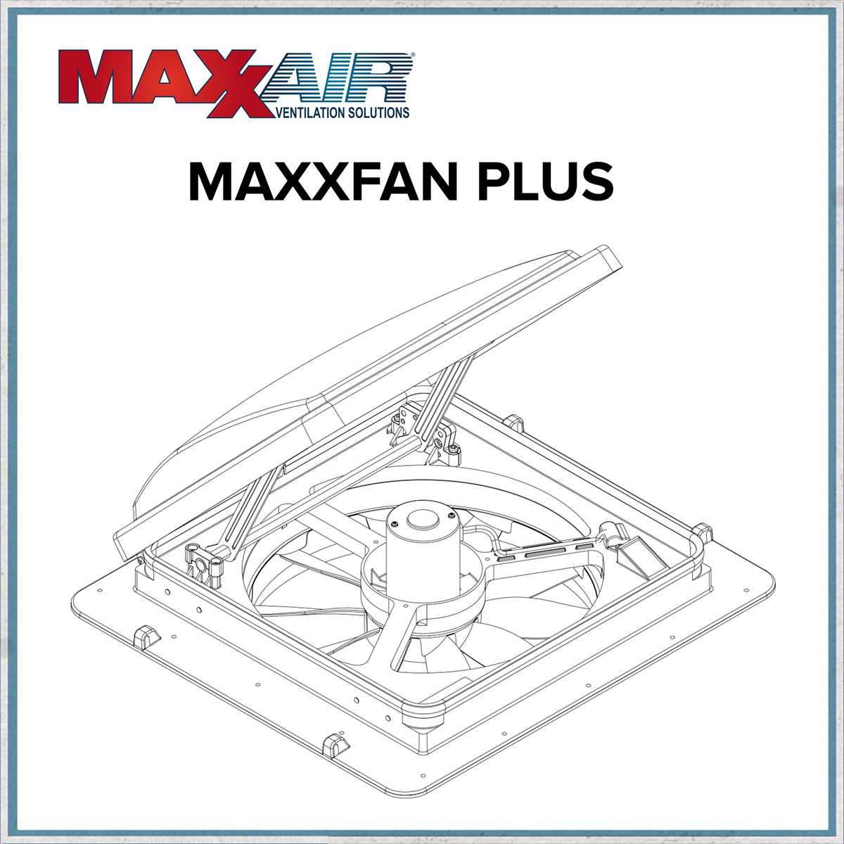 maxxair fan parts diagram