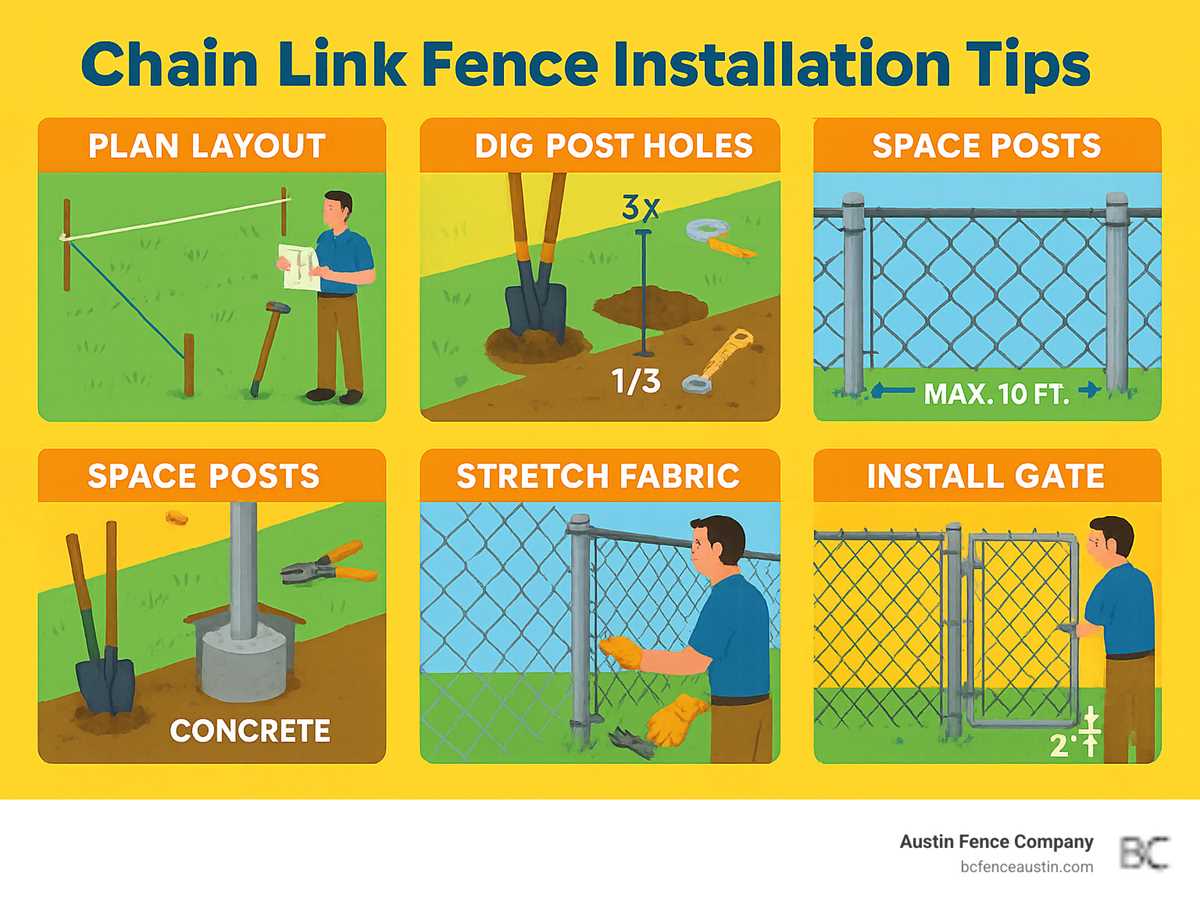 chain link fence gate parts diagram