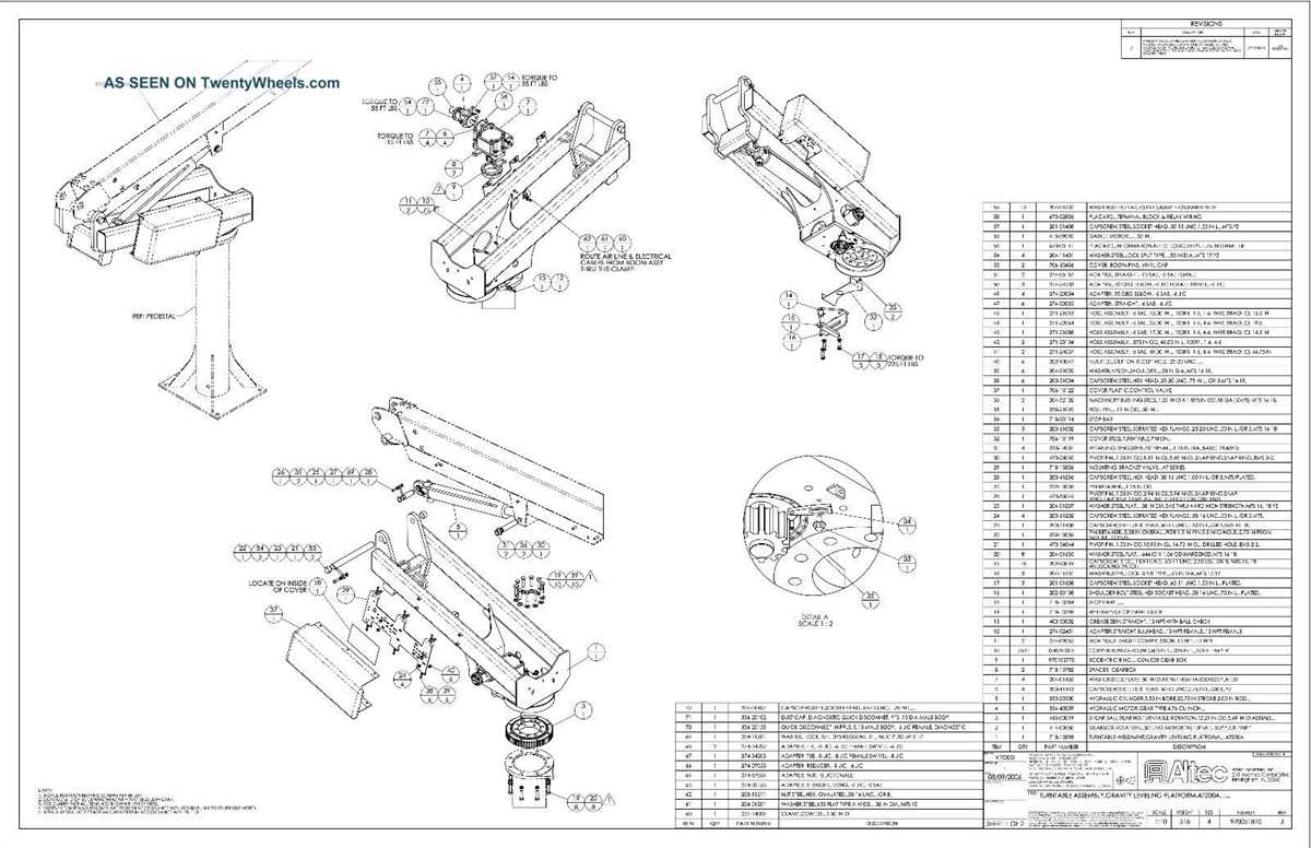 altec bucket truck parts diagram