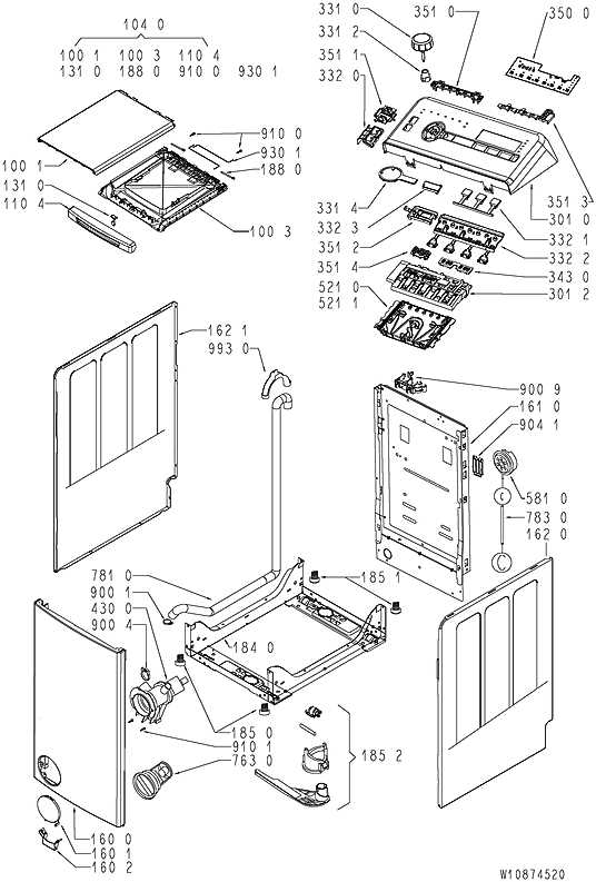 kenmore elite dryer model 110 parts diagram