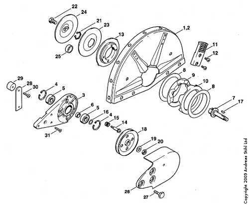 stihl 034 av parts diagram