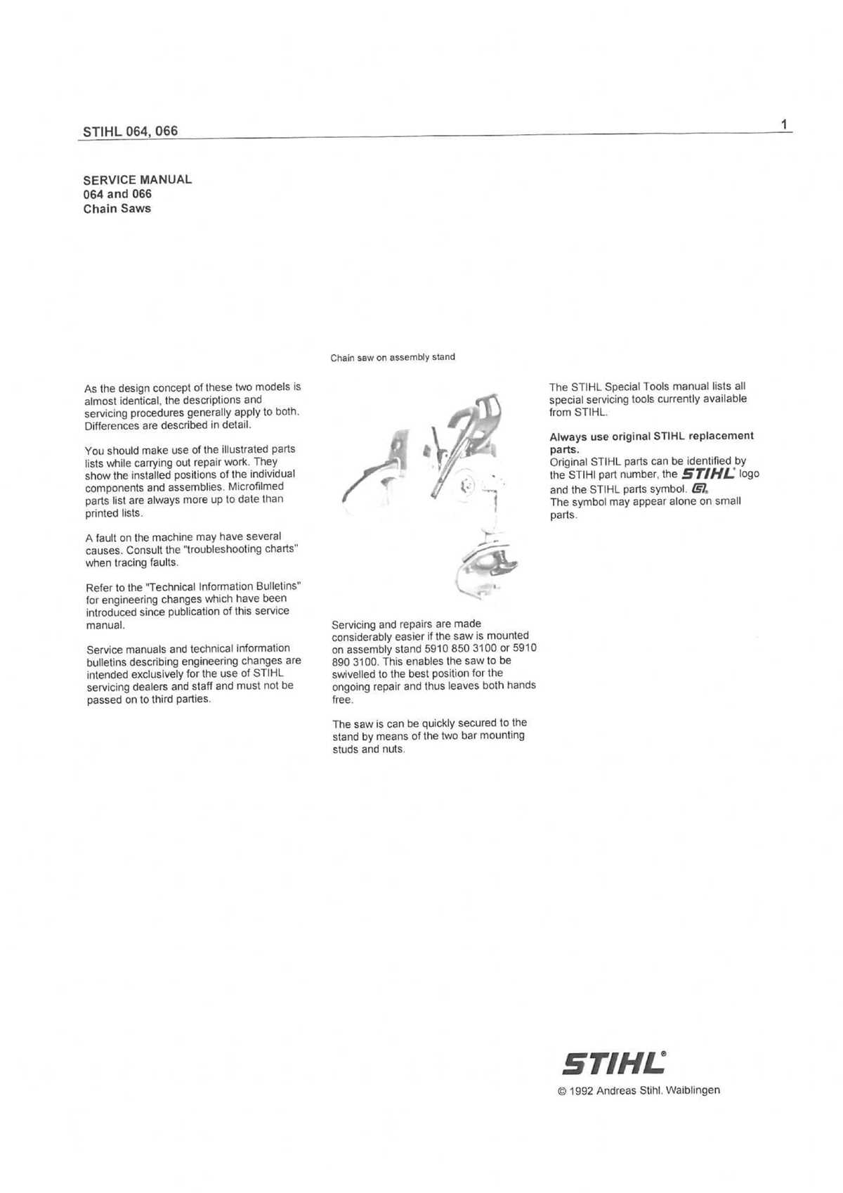 stihl 064 parts diagram