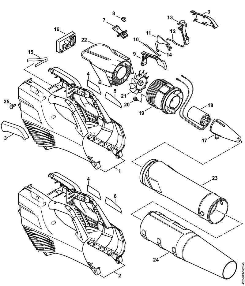 stihl blower parts diagram stihl blower parts diagram