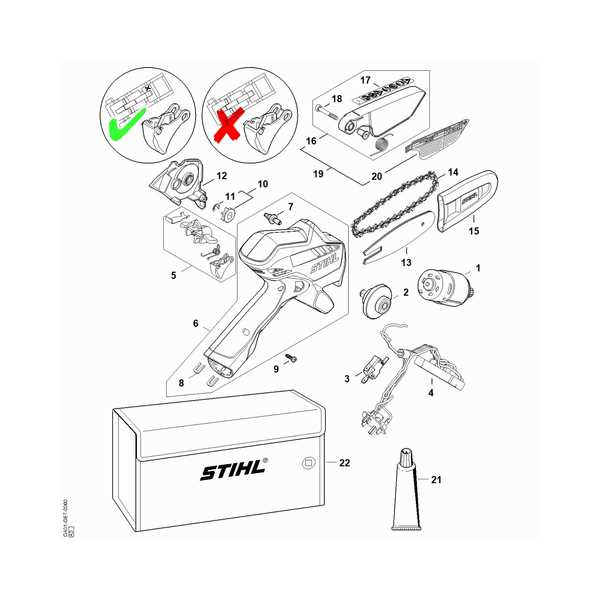 stihl chainsaw parts diagram