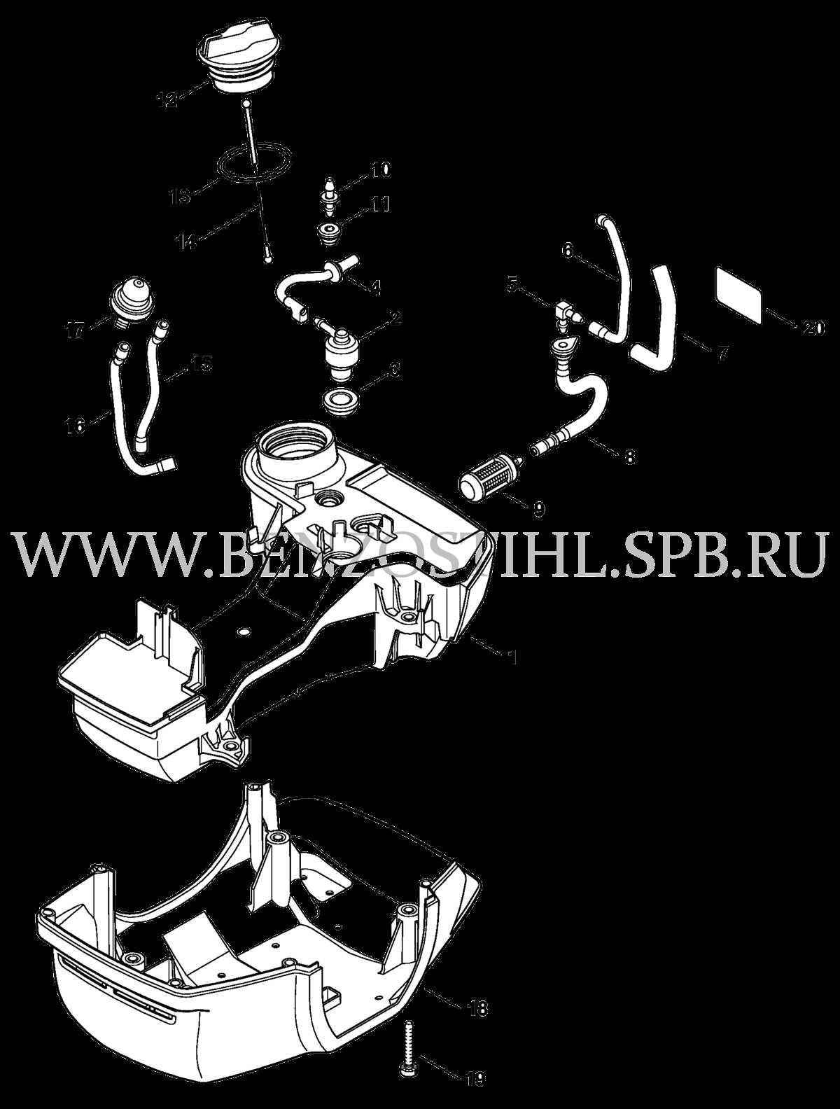 stihl fs 40 c parts diagram