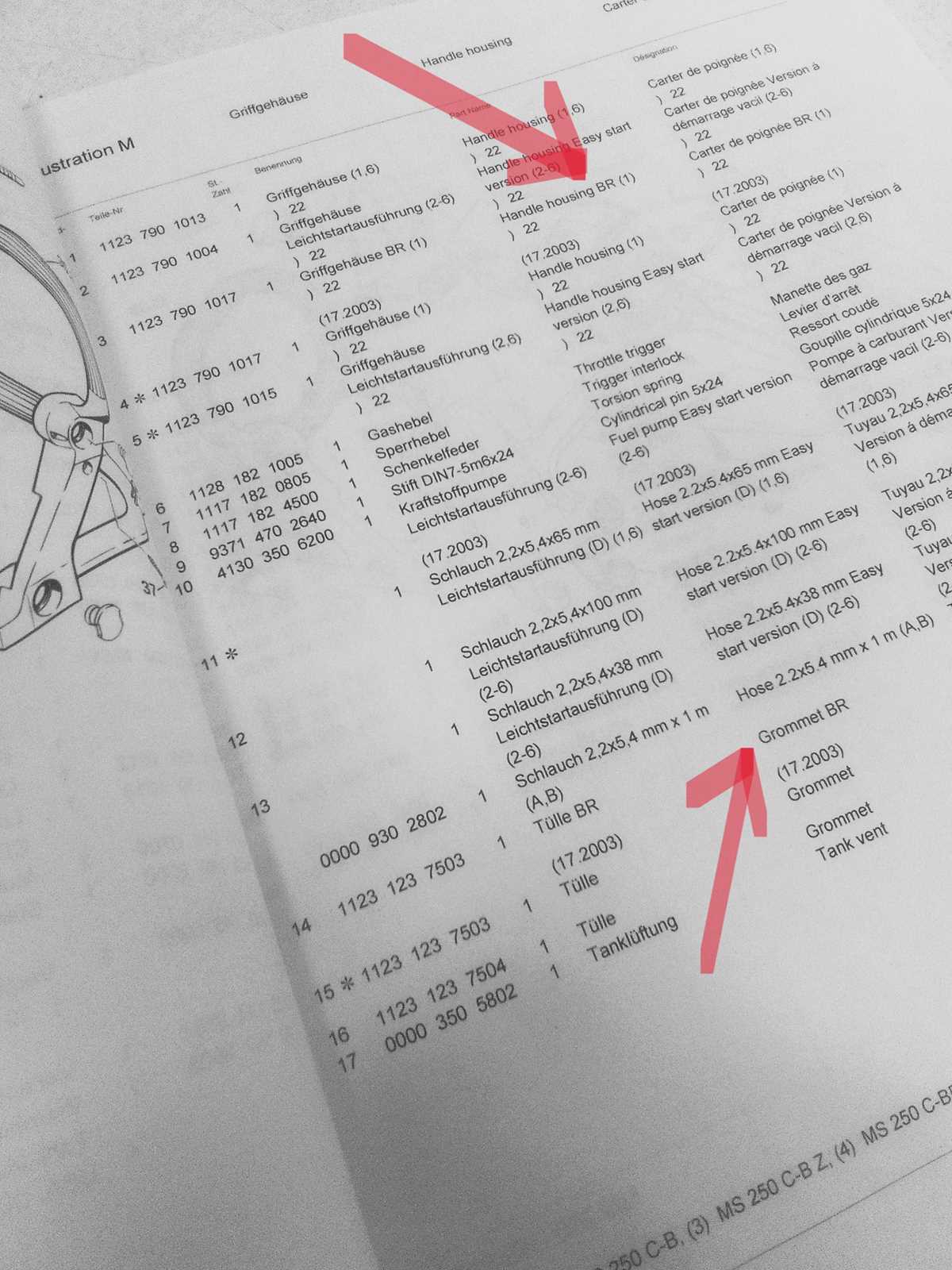 stihl ms 261 parts diagram