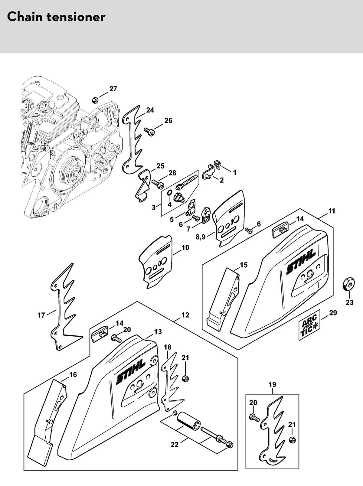 stihl ms440 parts diagram